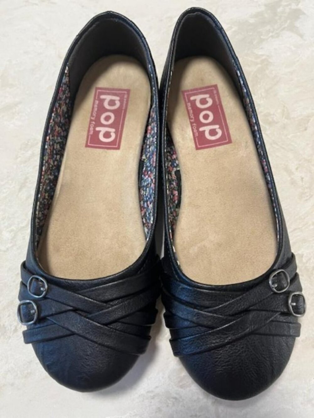 POP ROUND TOE BALLET FLATS Size 7.5 M